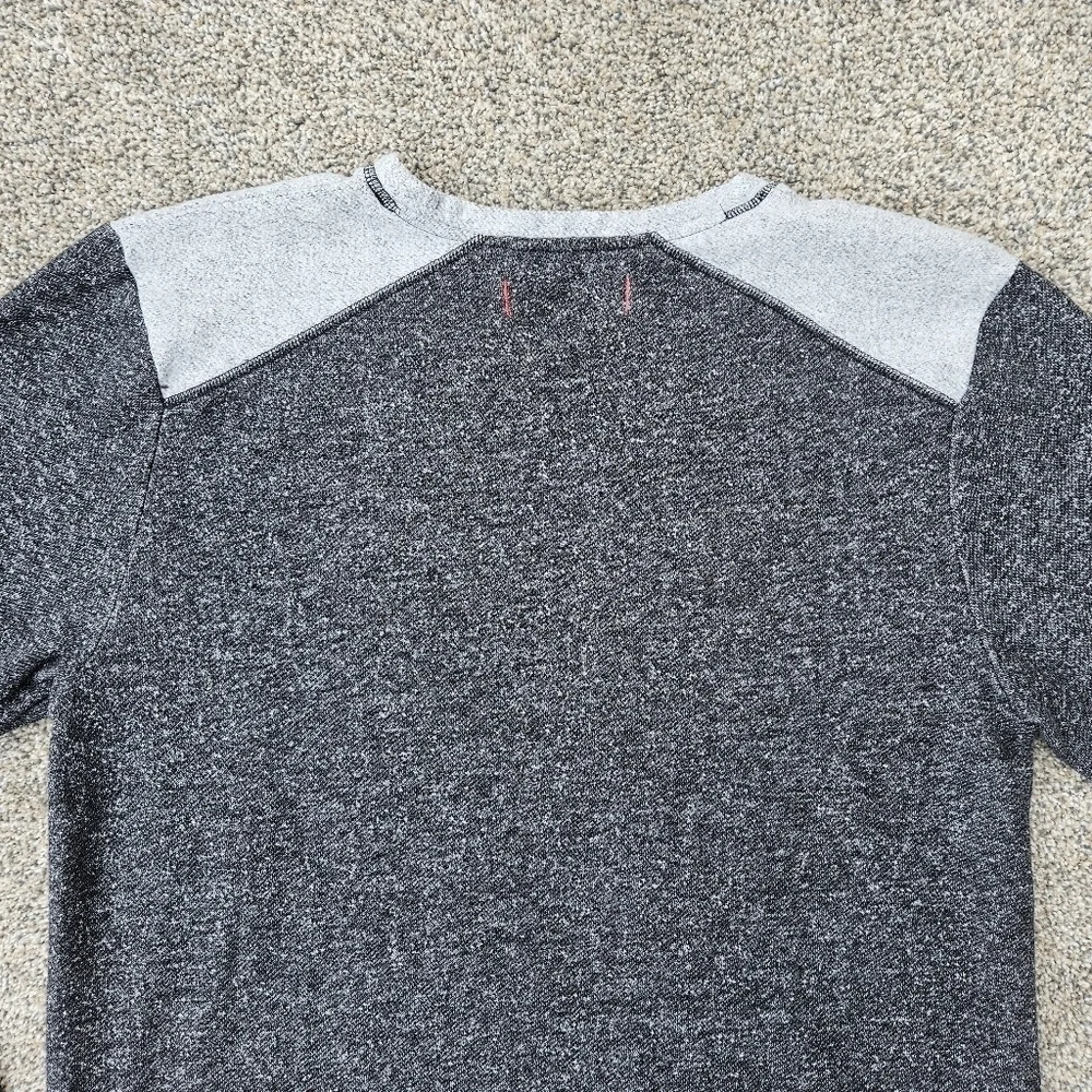 Tommy Bahama Sweater Charcoal Gray Two Tone Pullover Super Soft Men's Size XL